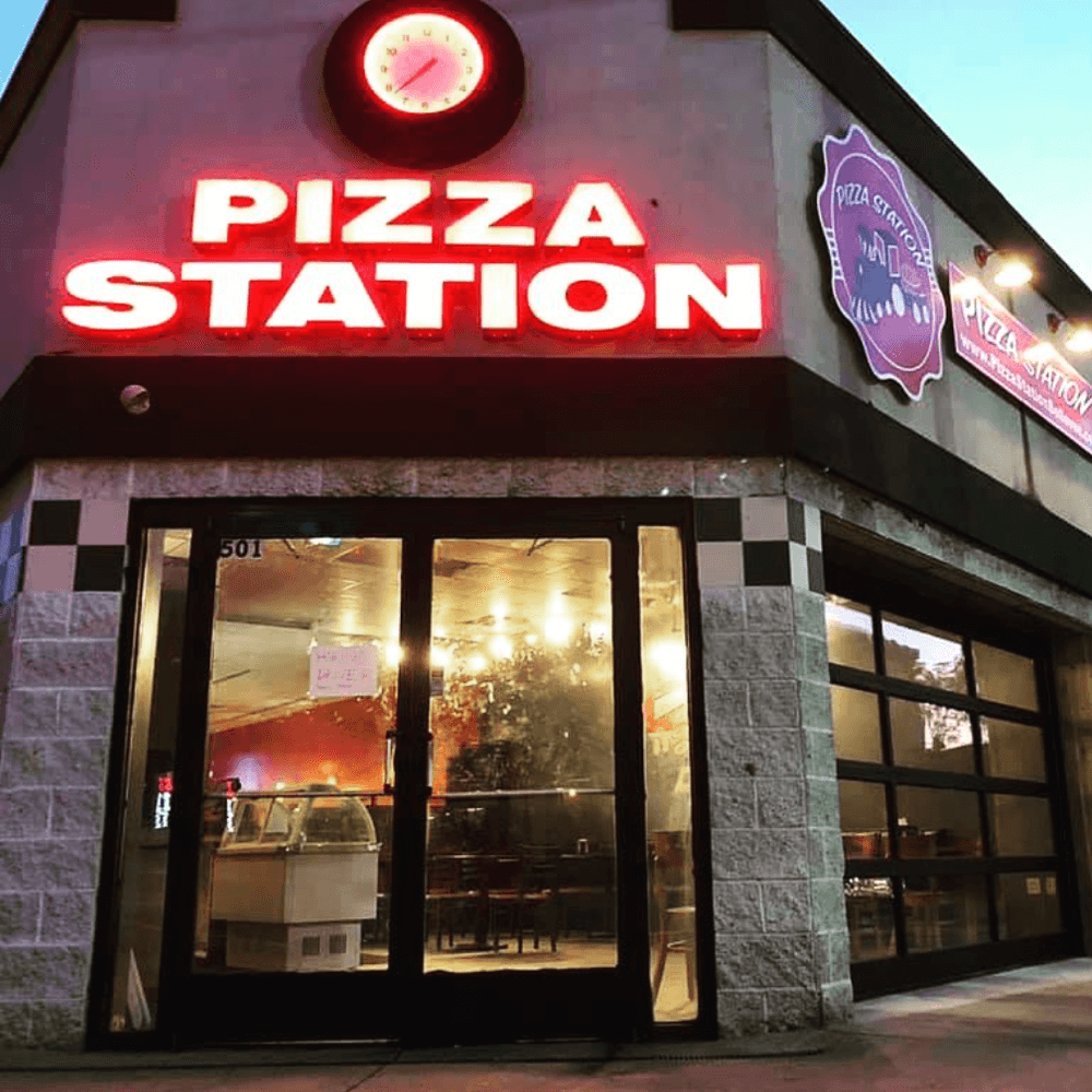 All Aboard Pizza Station!