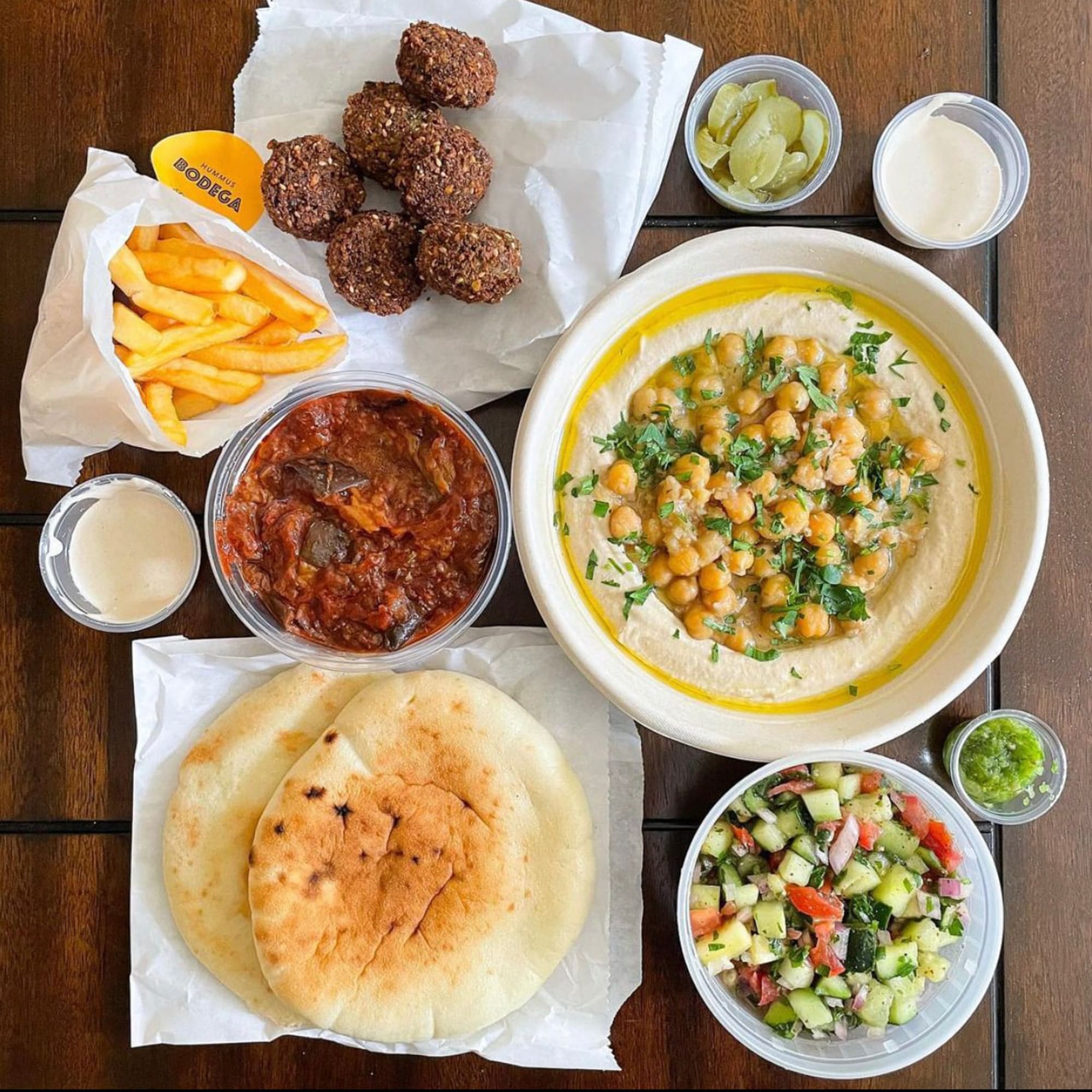 Hummus Bodega Best mediterranean food in San Francisco, CA