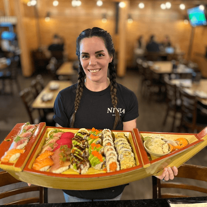 Serving Sushi Boat