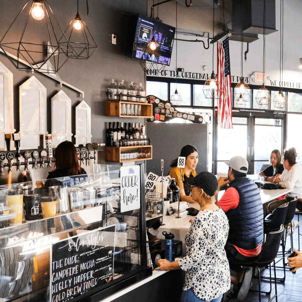 Best Brat and Cheese ONLY in Gilbert Four Silos Brewery Coffee & Beer