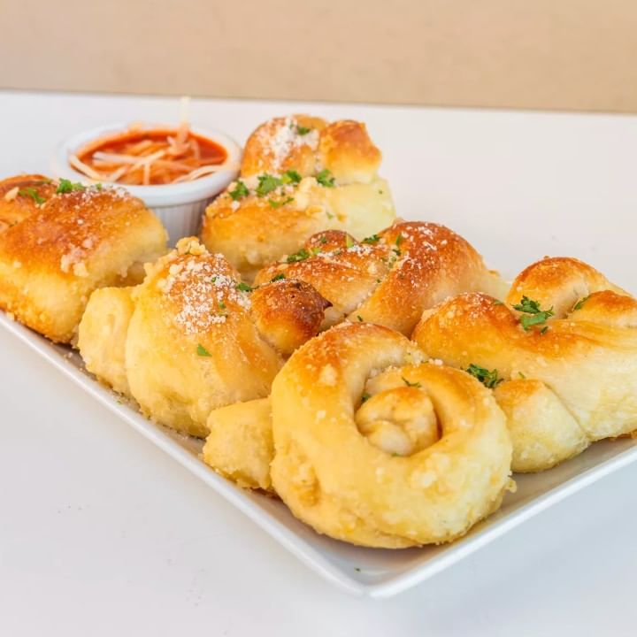 Try Our Homemade Garlic Knots today!