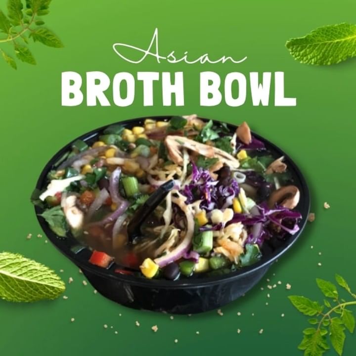 Dive into Flavor: Customizable Asian Broth Bowl with Noodle Bliss & Dual Sauce Delight!
