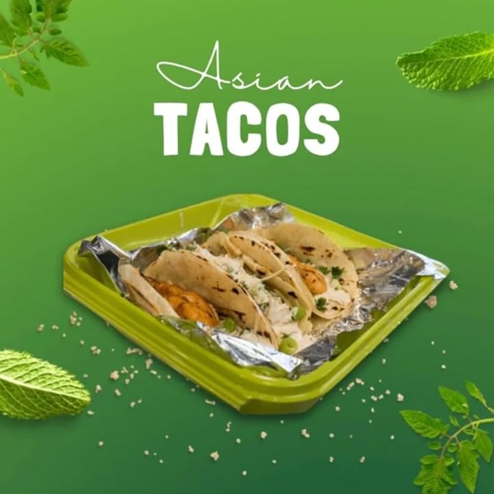 Mouth-watering Asian Fusion Taco