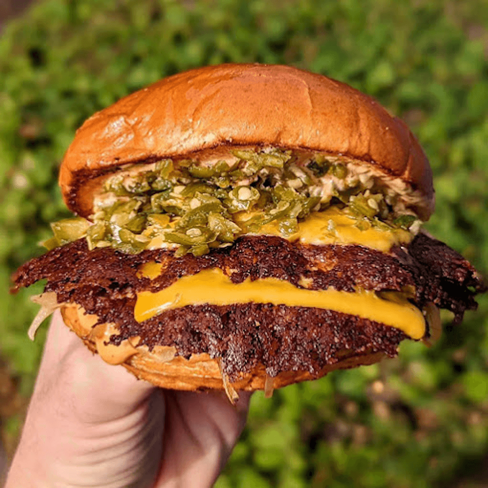 Delicious Smashed Double Cheese Burgers