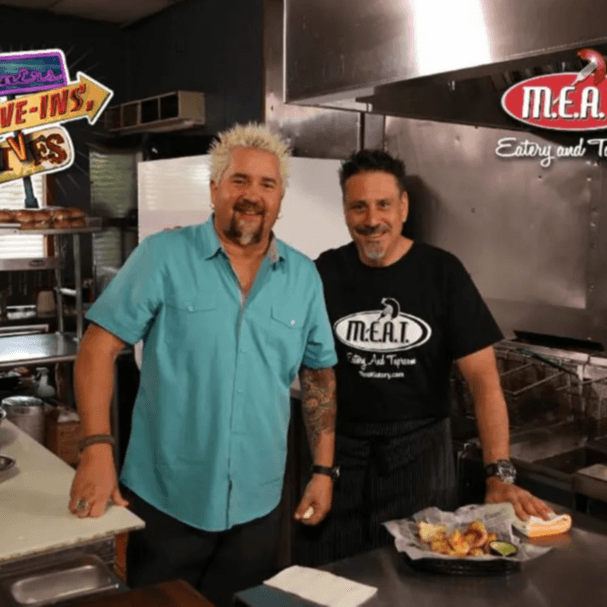 Featured on Diners, Drive-ins and Dives!