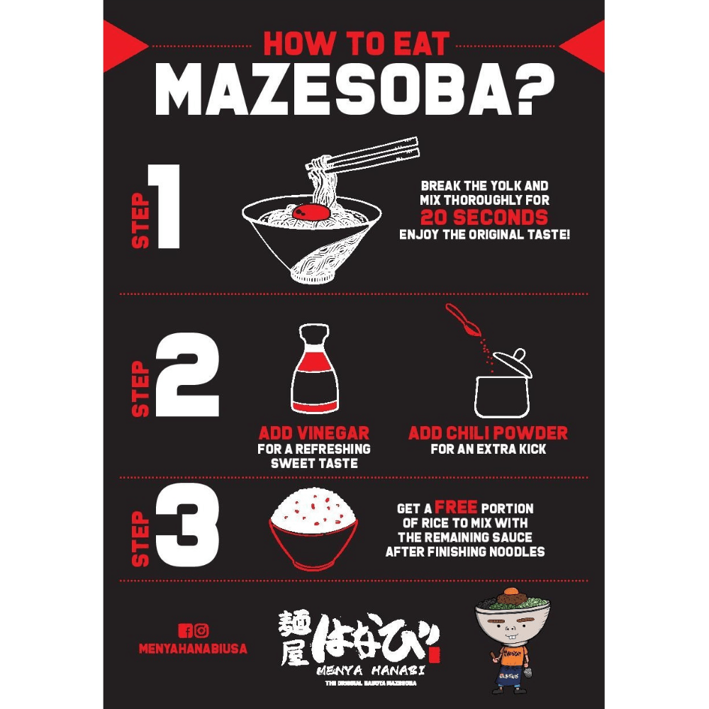 How to Eat Mazesoba