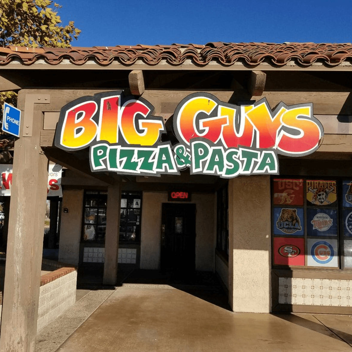 Welcome To Big Guy's Pizza, Pasta and Sports Bar!