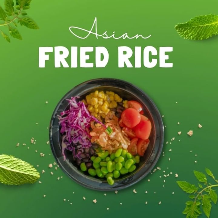 Discover Your Perfect Plate: Asian Fried Rice with Triple Garnish Delight & Saucy Selections!