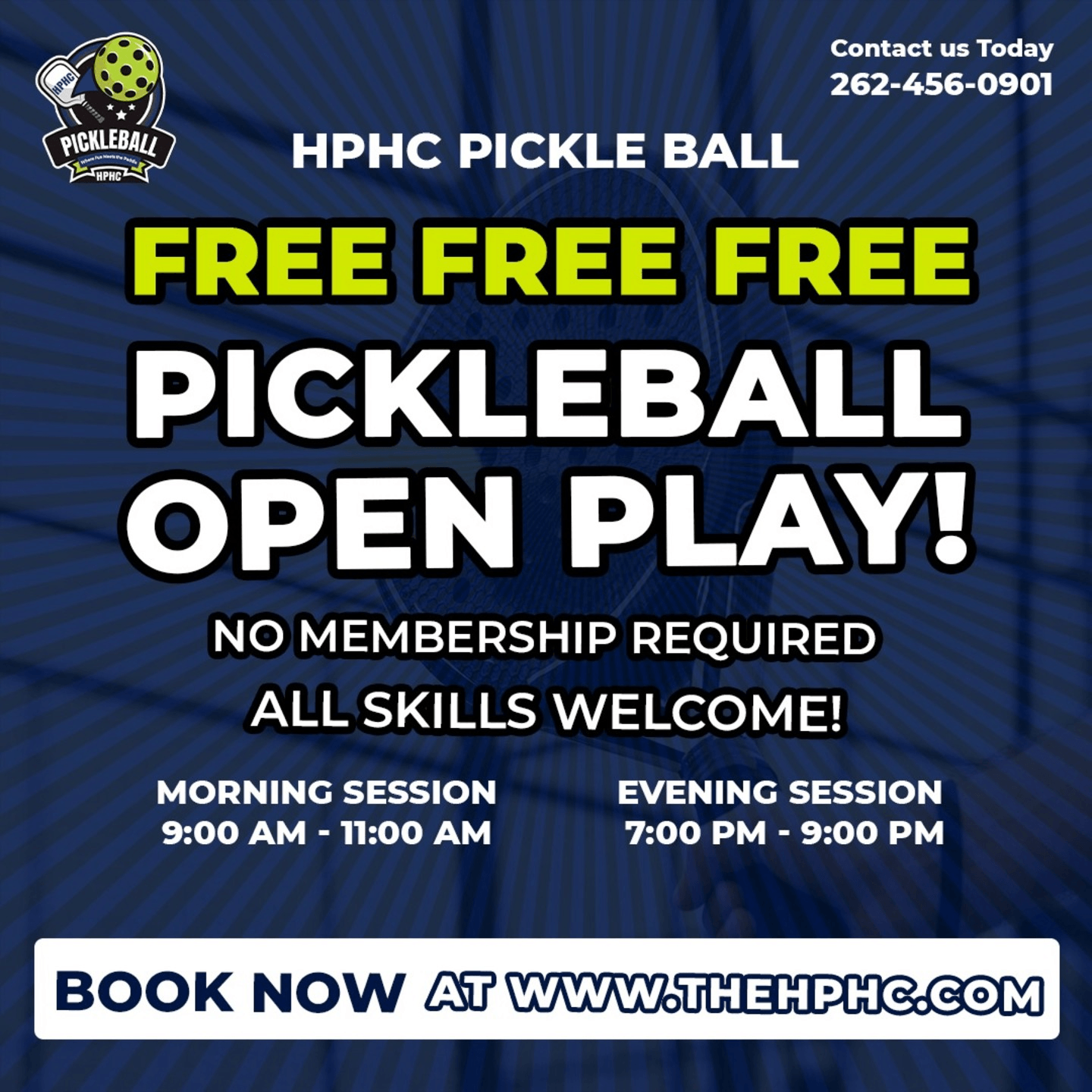 Free Pickleball Open Play