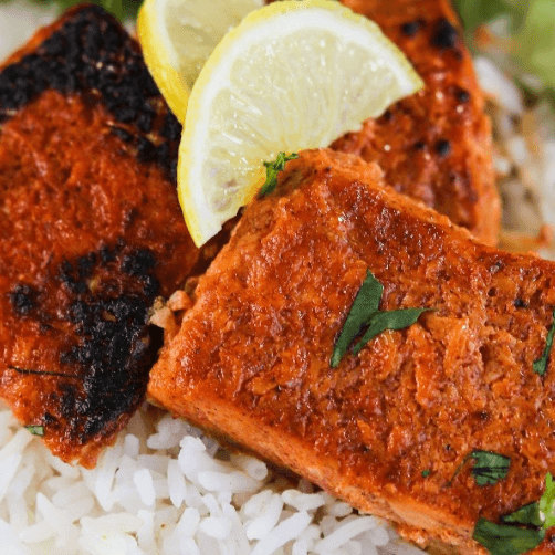 Salmon Fish Tikka.