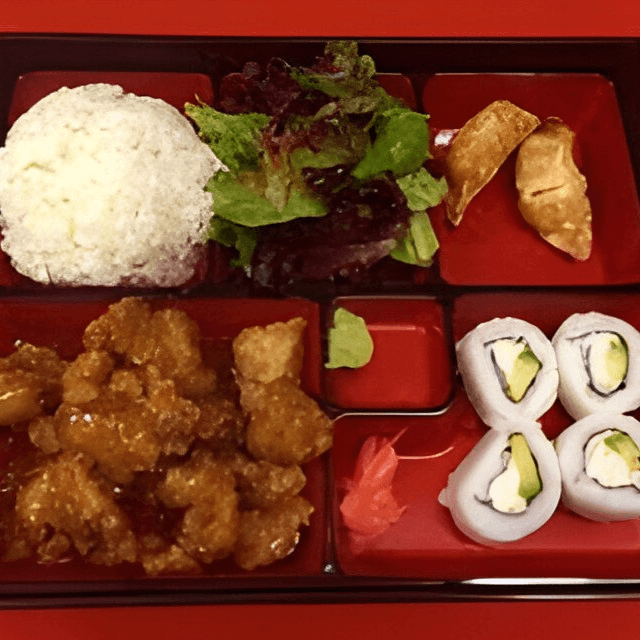 Lunch Bento Box 2 Items (1 Basic & 1 Side).