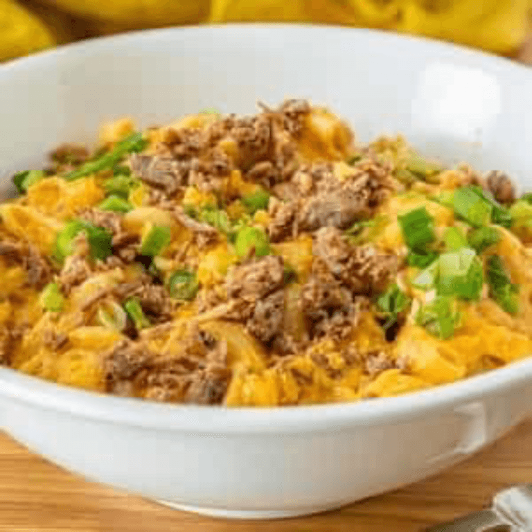 Ground Beef Mac.