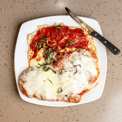 Chicken Parmigiana.