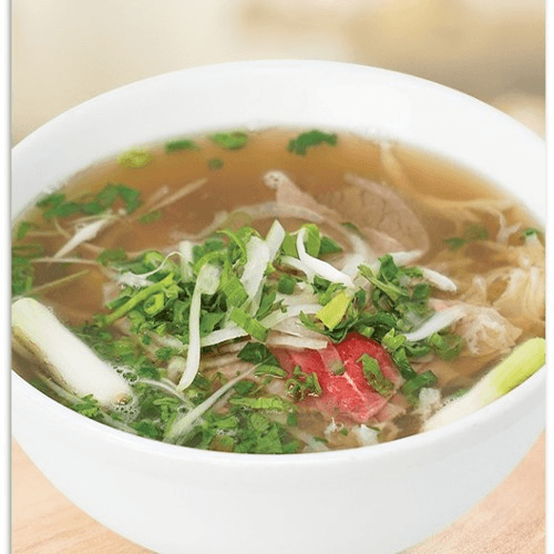 Chop Steak & Cube Shaped Brisket Pho