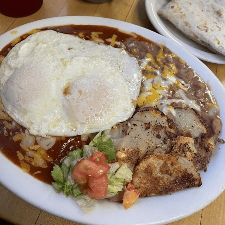 Enchiladas & Eggs.