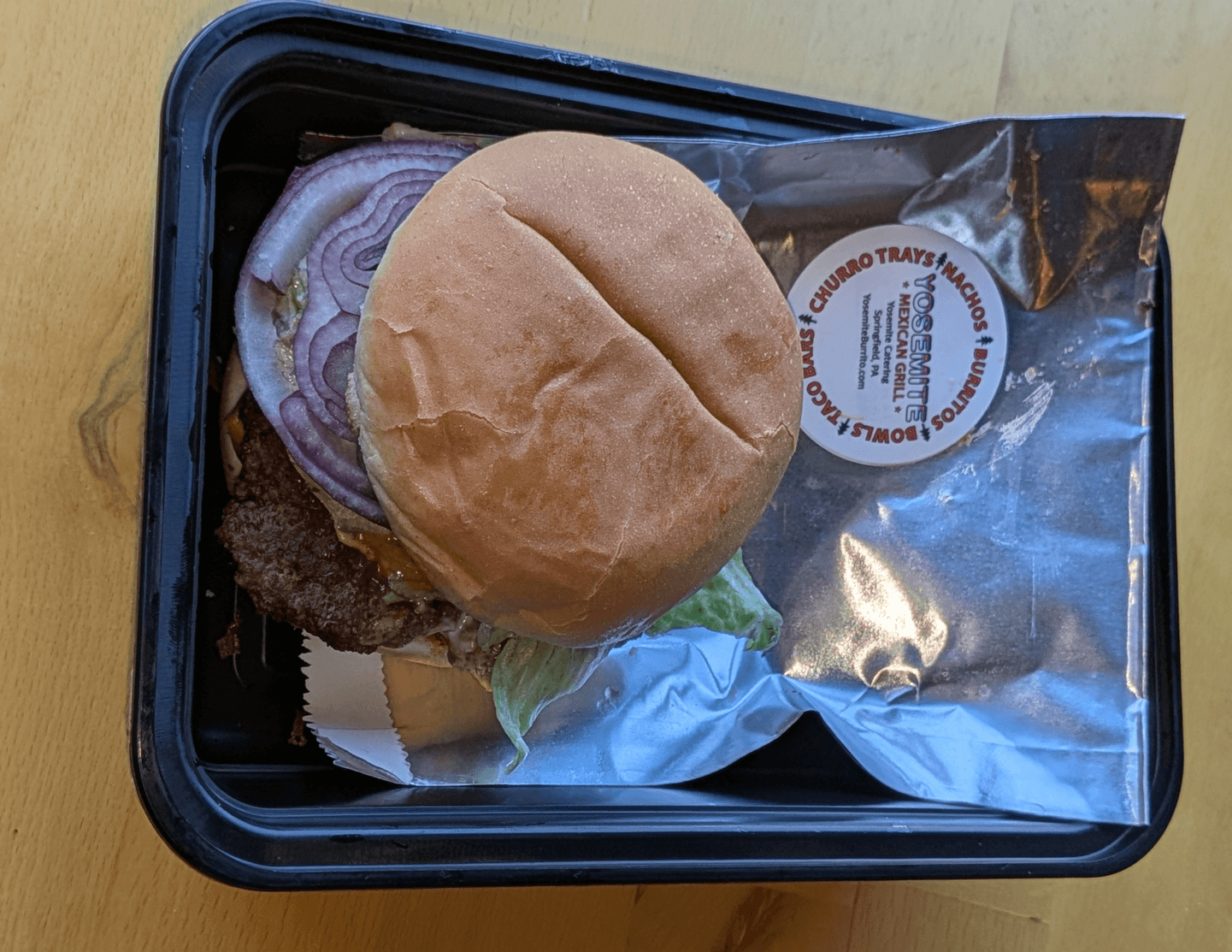 Half-Dome 1/4 Pound Hamburger.