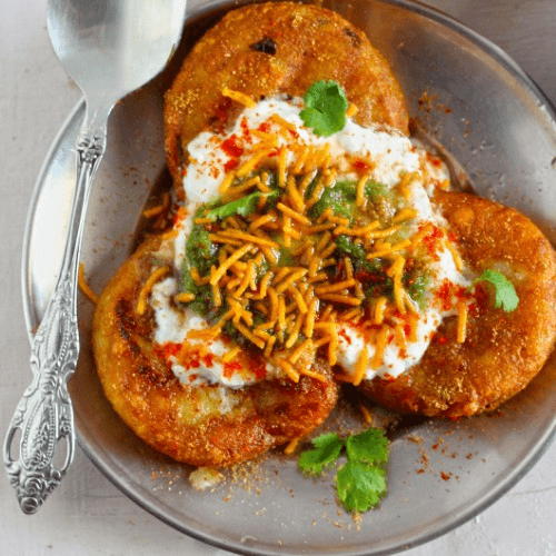 Aloo Tikki Chat.