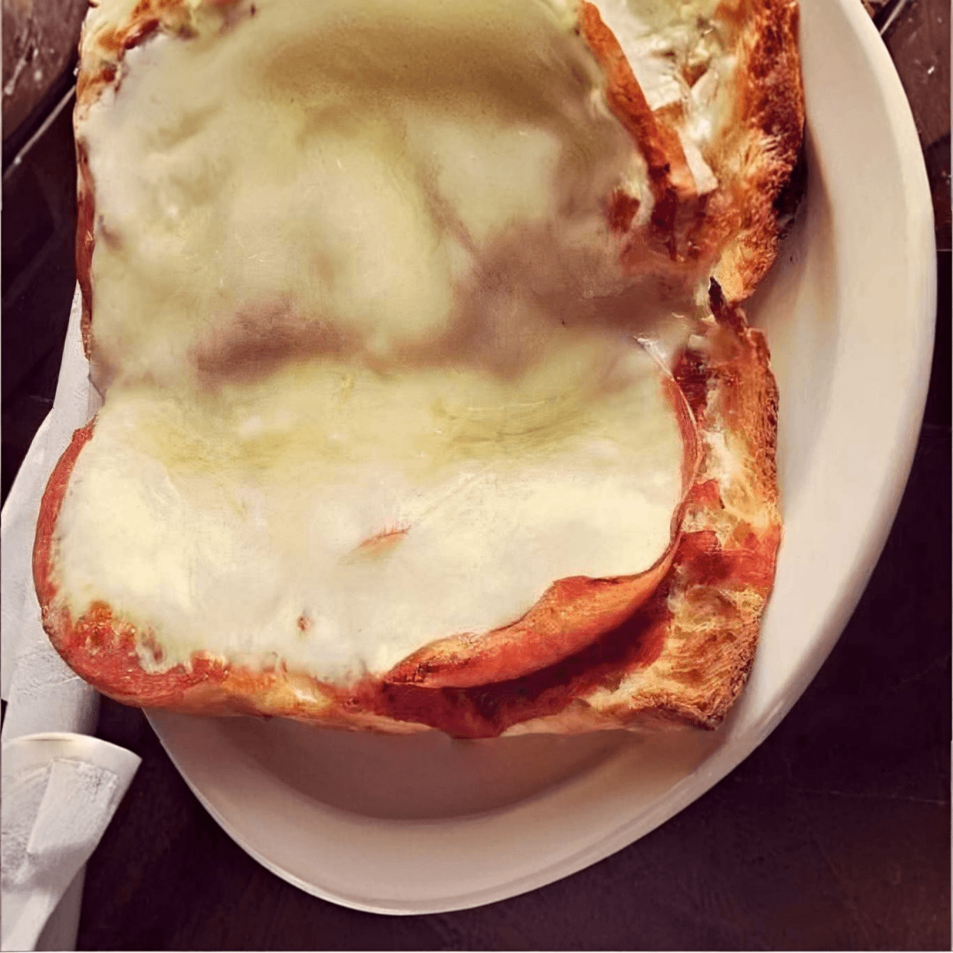 Hot Sicilian Sandwich.