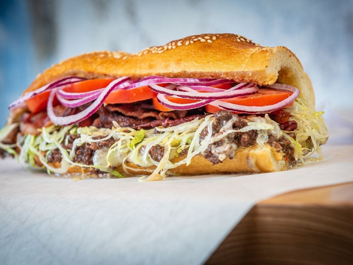 Cheese Steak Hoagie.