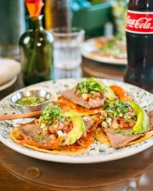 Queso gaonera tacos.