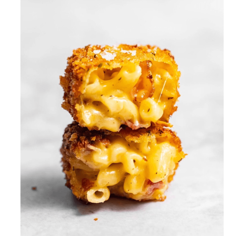 Mac' N' Cheese Bites.