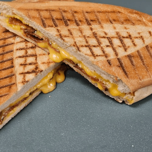 Grilled Cheese Panini with Bacon