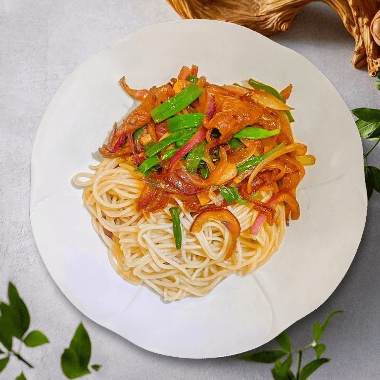 Chengdu Style Stir-Fried Noodles / 成都炝锅面.