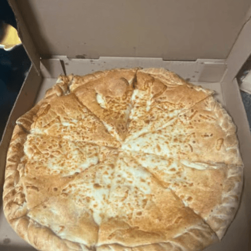 Stuffed Cheese Pizza.