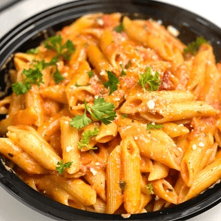 Spicy Nana Penne Pasta.