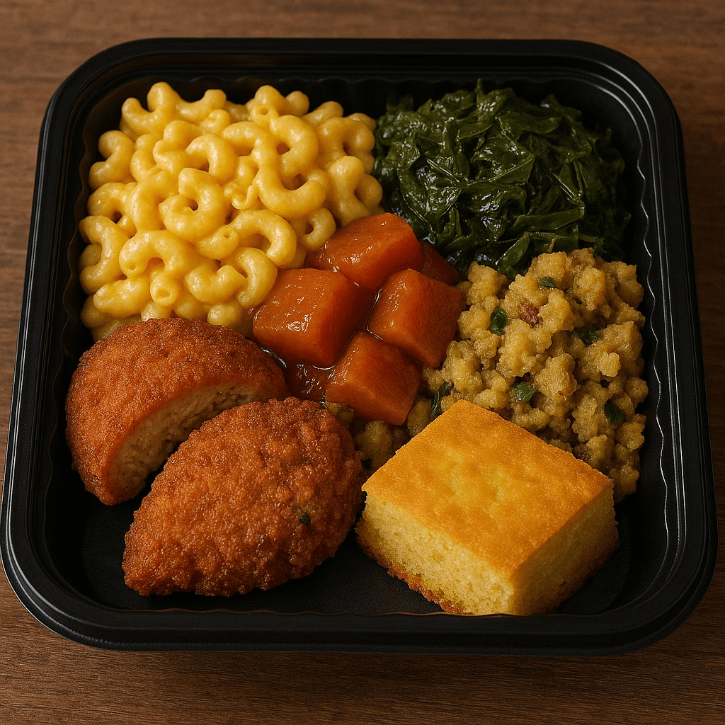 A Lil Bomb Thanksgiving Plate.