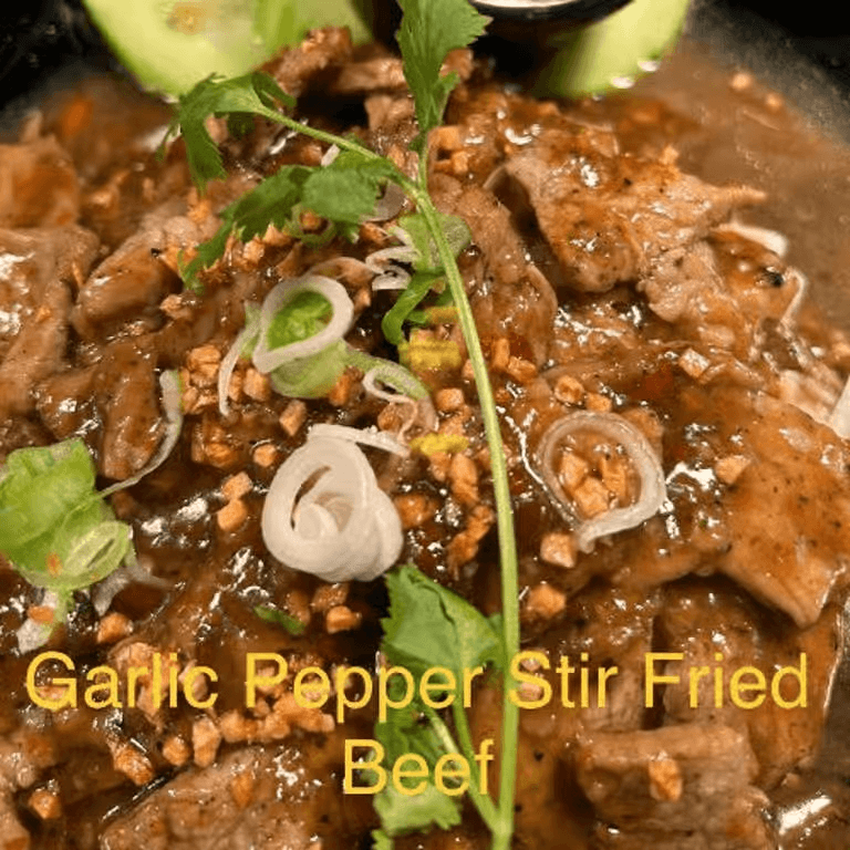Garlic Pepper Stir Fry.