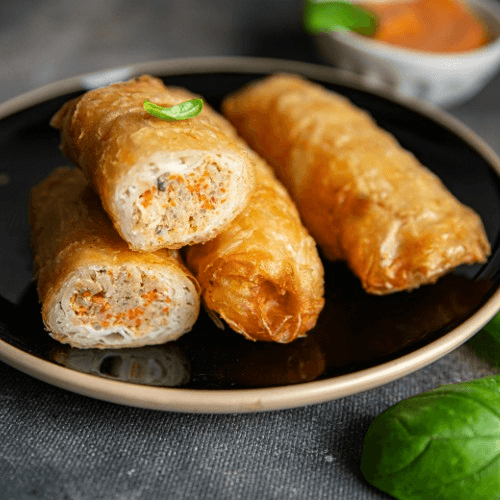 Buffalo Chicken Egg Rolls