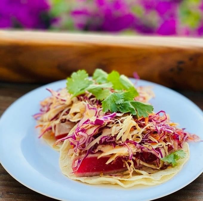 Seared Ahi Tacos.