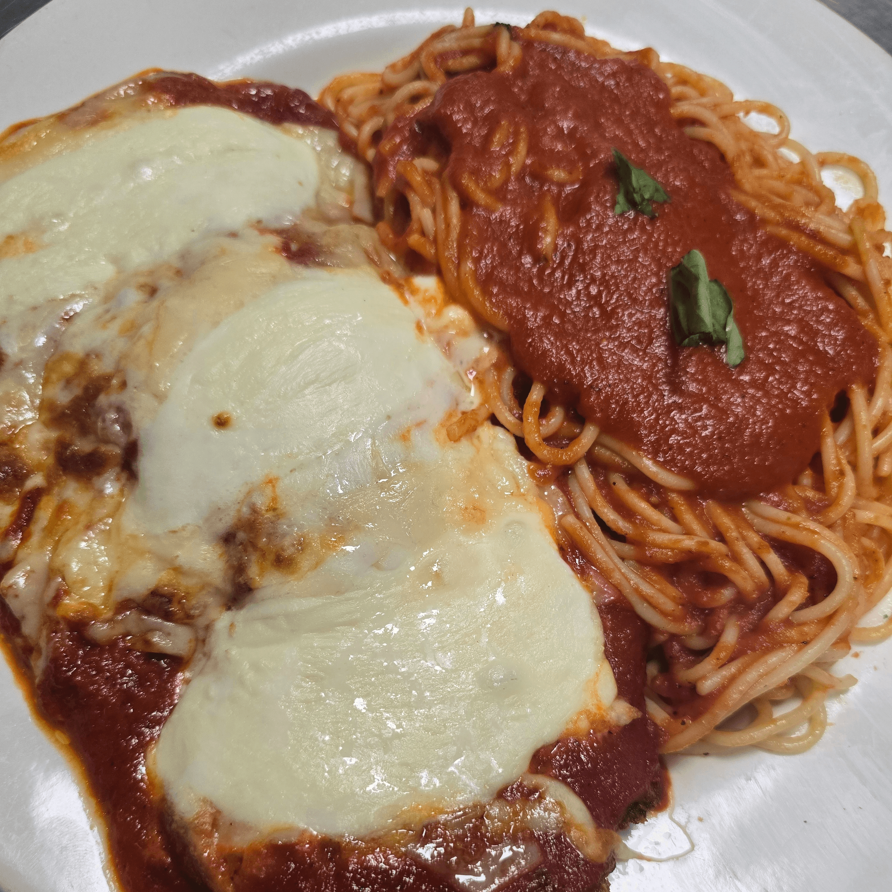 Chicken Parmigiana.