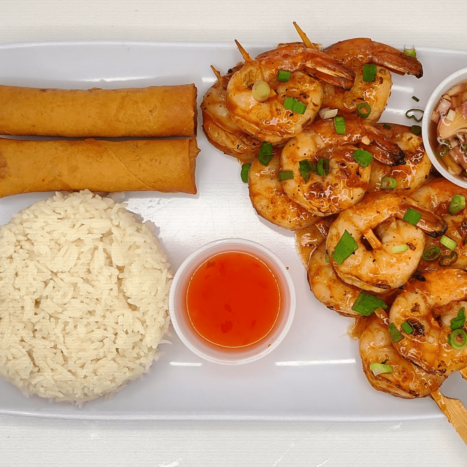 Shrimp Bbq Combo (3 Shrimp Skewers).