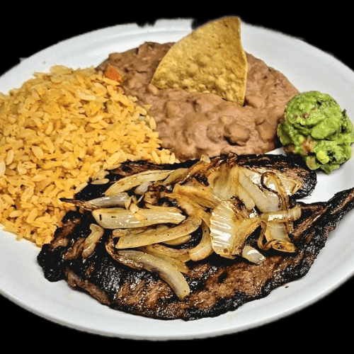 Carne Asada Arrachera Plate.