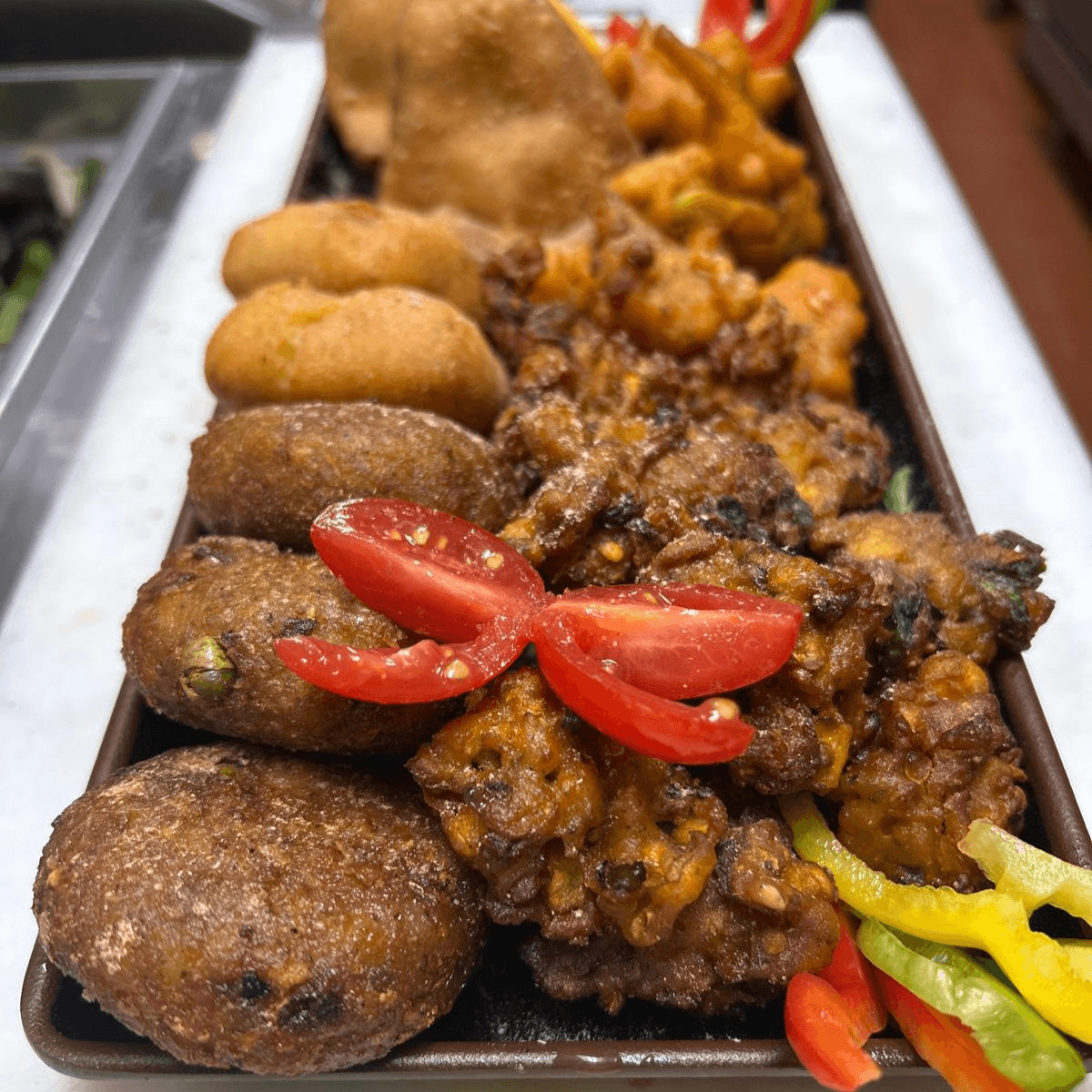 Spice Kitchen Veg Platter.