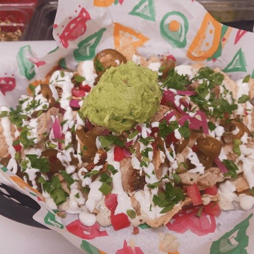 Chicken Dumpster Nachos.