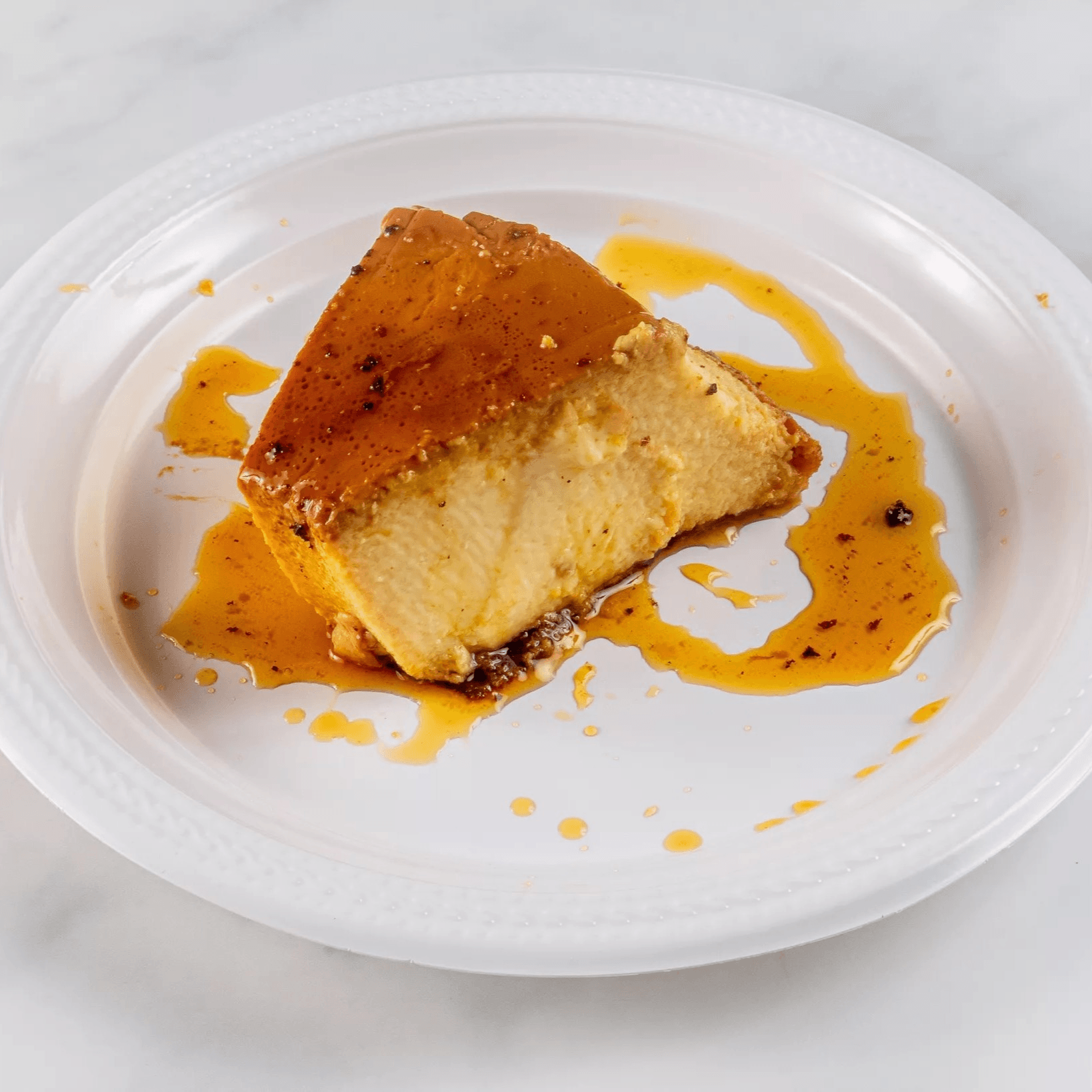 Avo's famous flan cake.