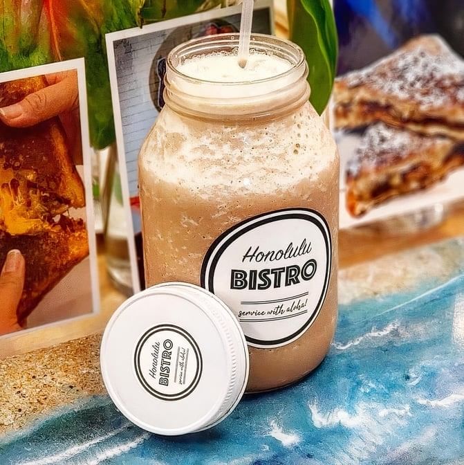 Protein Hazelnut Frappé.