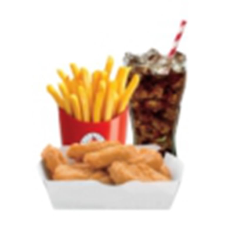 Chicken Nuggets & French Fries & Soda.