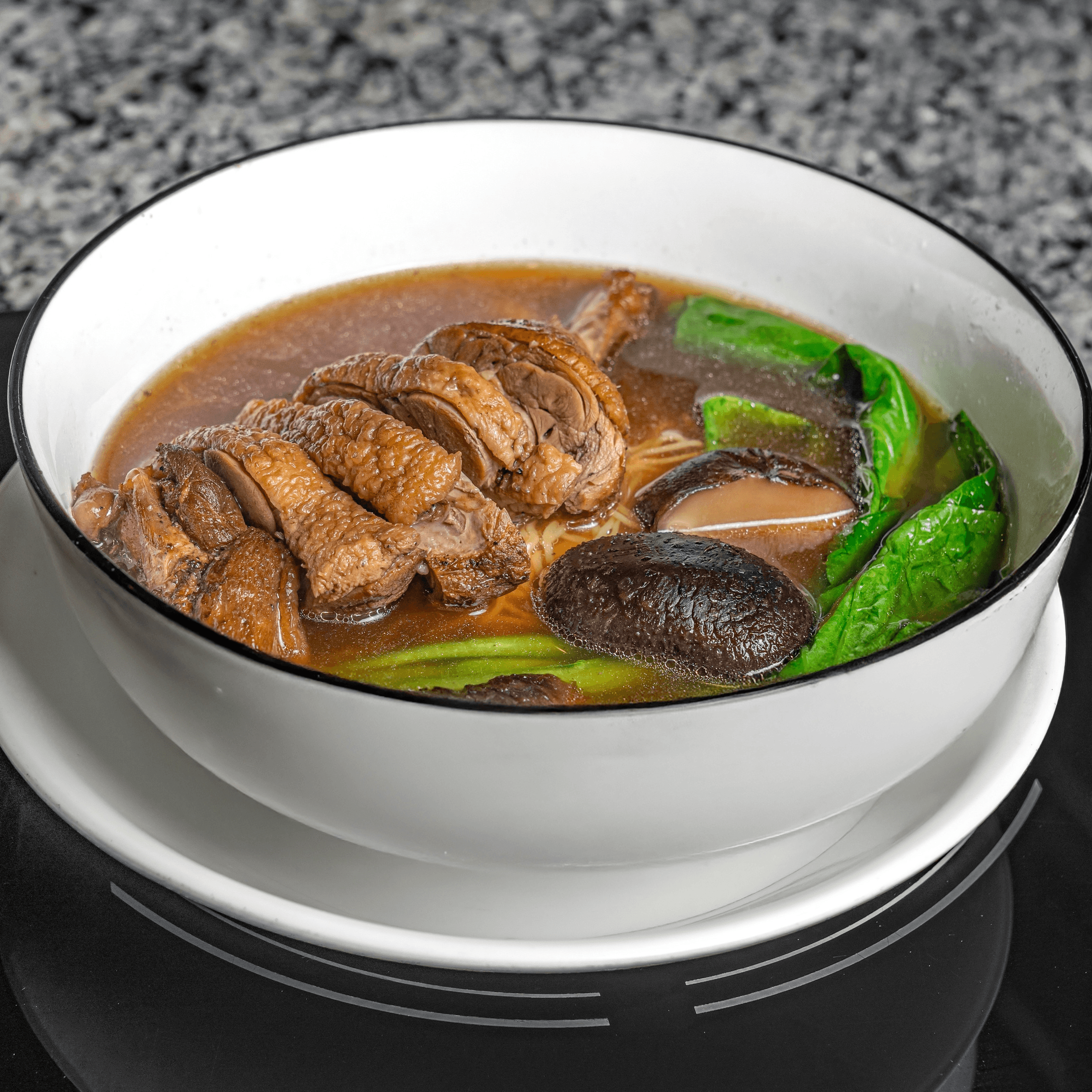 Vietnamese duck noodle soup (Mì Vịt Tiềm).