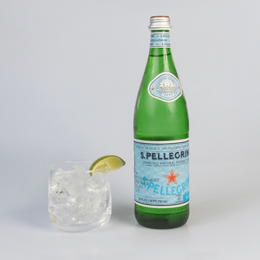 SAN PELLEGRINO SPARKLING WATER.