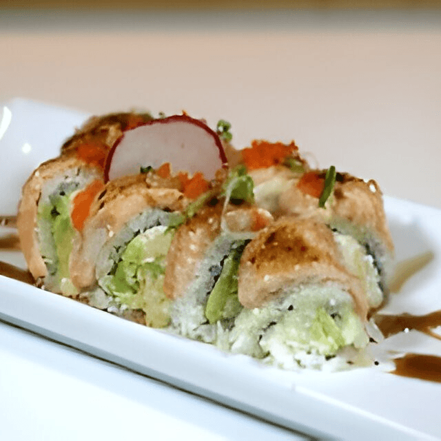 Baked Salmon Roll.