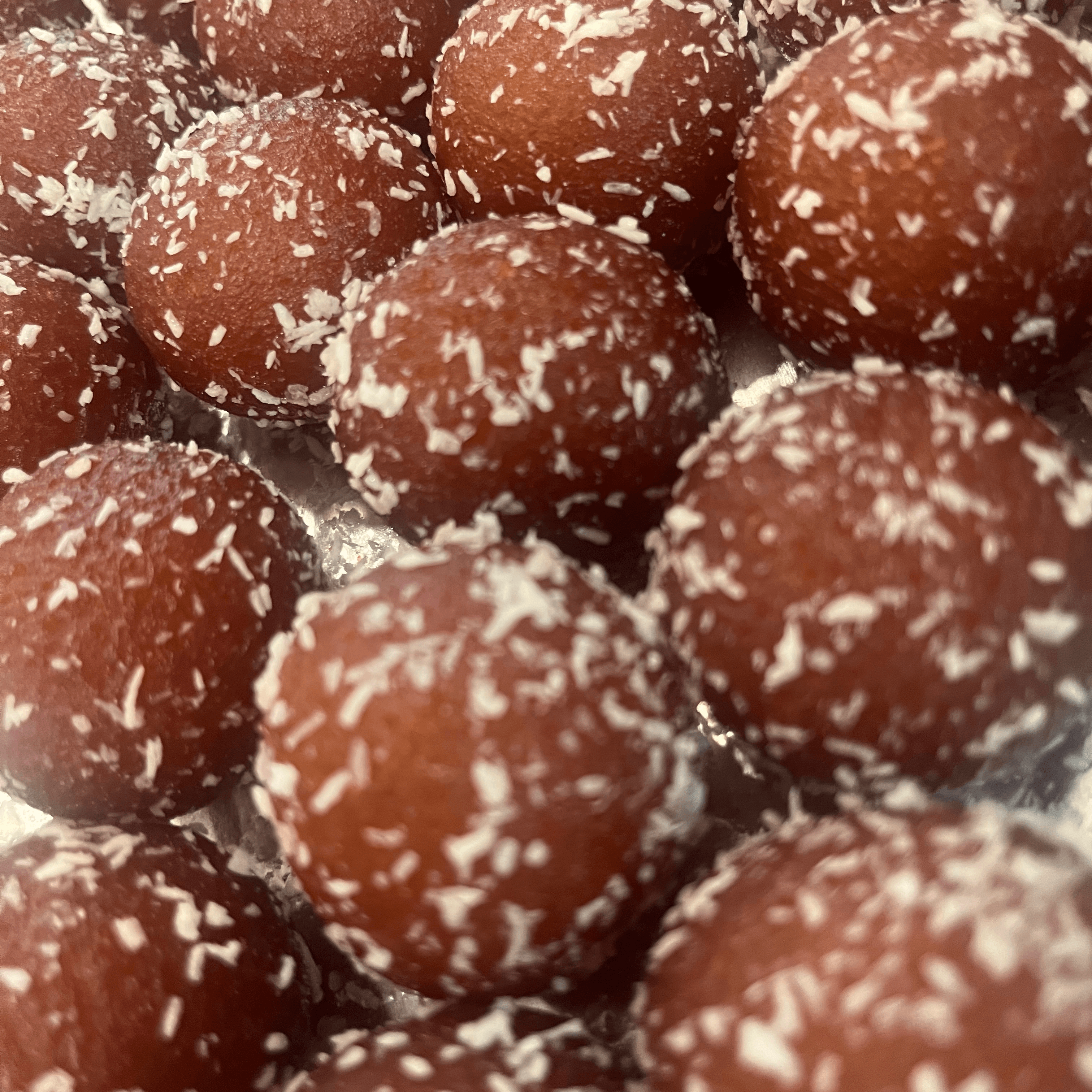 Coconut Gulab Jamun.