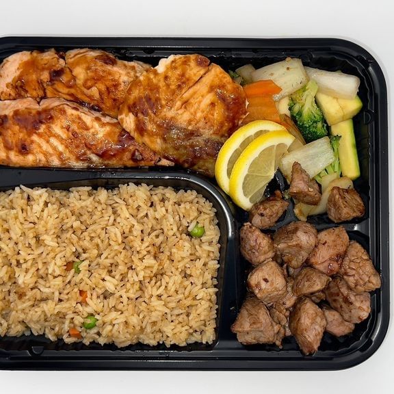 HD11. Steak & Salmon.