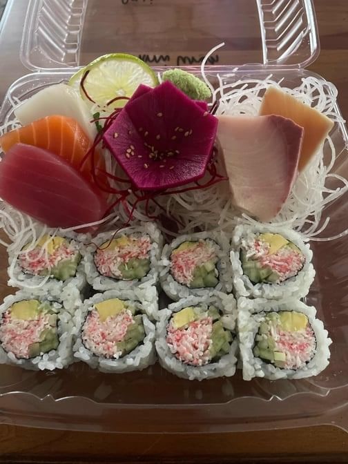 Sashimi Lunch.