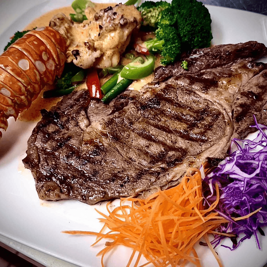 Steak Lobster.