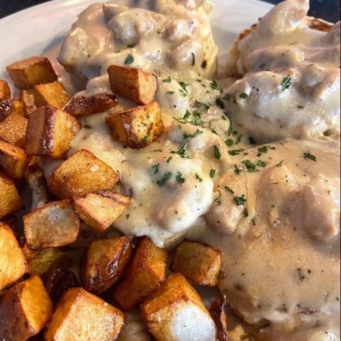 Homefries & Gravy.