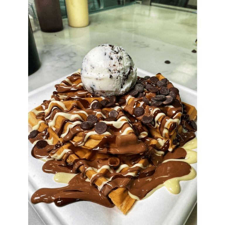 Chocolate Chip Waffle.